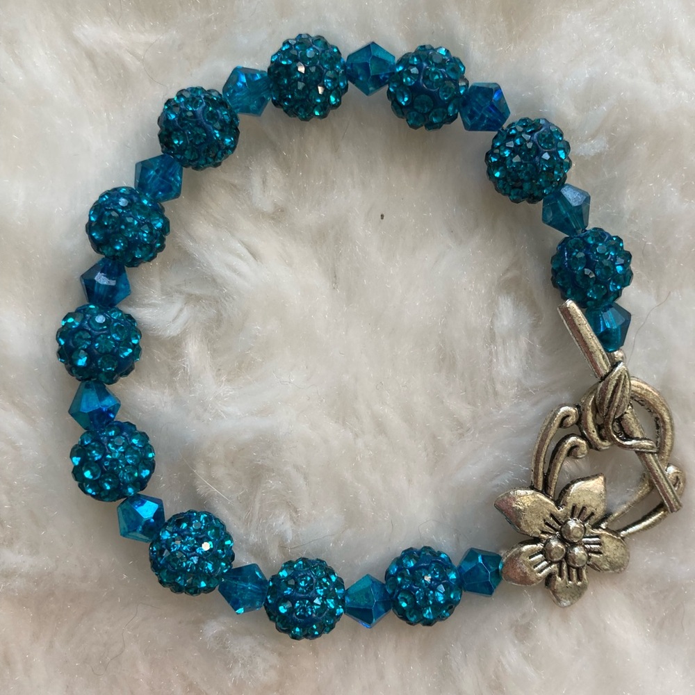 Deep Blue Crystal Bracelet